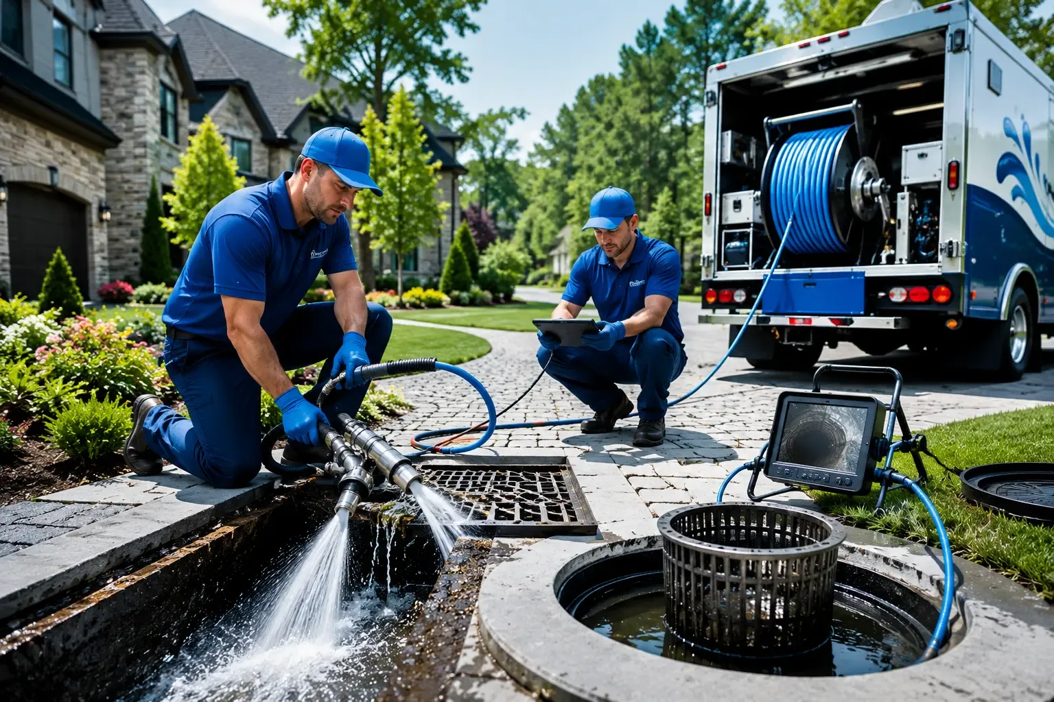 Local outdoor drain cleaning professionals in Monroe City, IN