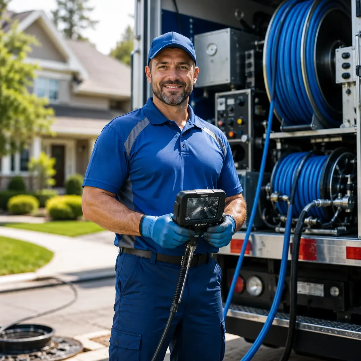 Local outdoor drain cleaning specialists in Monroe City, IN
